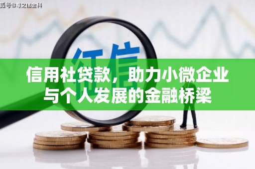 阜平信用社贷款，助力小微企业与个人发展的金融桥梁