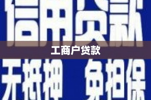 阜平工商户贷款