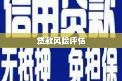 阜平贷款风险评估