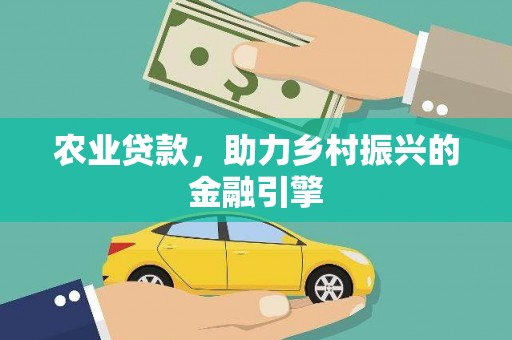 阜平农业贷款，助力乡村振兴的金融引擎