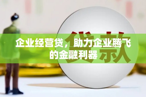 阜平企业经营贷，助力企业腾飞的金融利器
