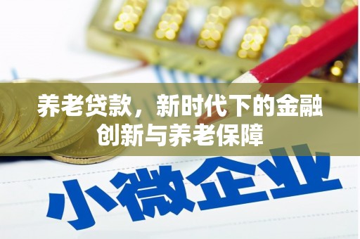 阜平养老贷款，新时代下的金融创新与养老保障