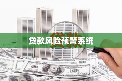 阜平贷款风险预警系统