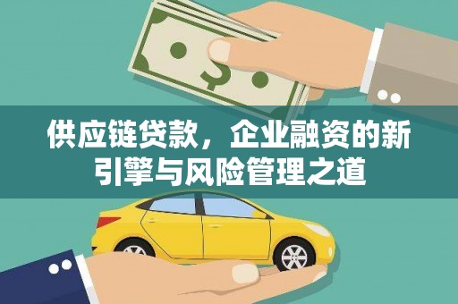 阜平供应链贷款，企业融资的新引擎与风险管理之道
