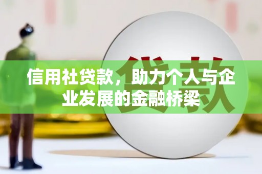 阜平信用社贷款，助力个人与企业发展的金融桥梁