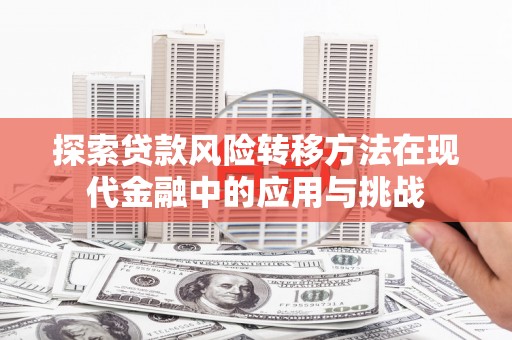 阜平探索贷款风险转移方法在现代金融中的应用与挑战