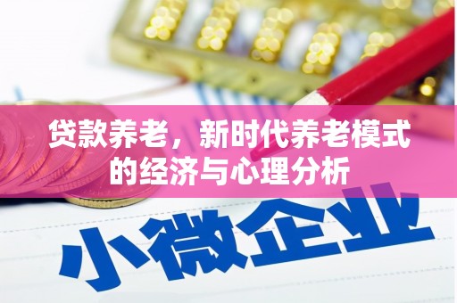 阜平贷款养老，新时代养老模式的经济与心理分析