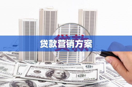 阜平贷款营销方案