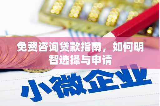 阜平免费咨询贷款指南，如何明智选择与申请