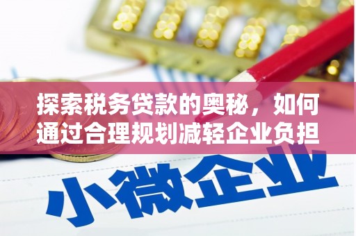阜平探索税务贷款的奥秘，如何通过合理规划减轻企业负担