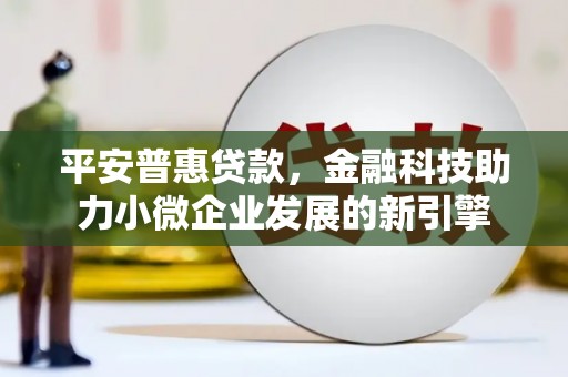 阜平平安普惠贷款，金融科技助力小微企业发展的新引擎