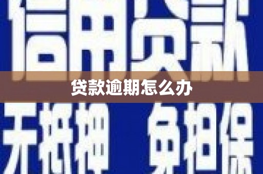 阜平贷款逾期怎么办