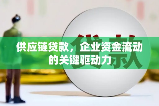 阜平供应链贷款，企业资金流动的关键驱动力