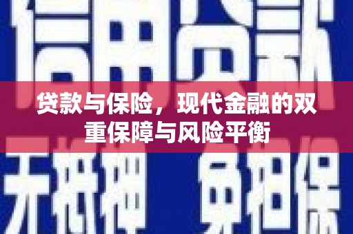 阜平贷款与保险，现代金融的双重保障与风险平衡