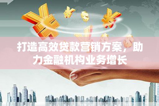 阜平打造高效贷款营销方案，助力金融机构业务增长