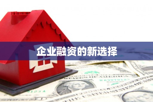 阜平企业融资的新选择