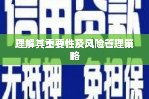 阜平理解其重要性及风险管理策略