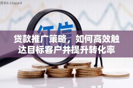 阜平贷款推广策略，如何高效触达目标客户并提升转化率