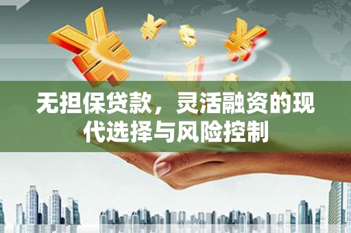 阜平无担保贷款，灵活融资的现代选择与风险控制