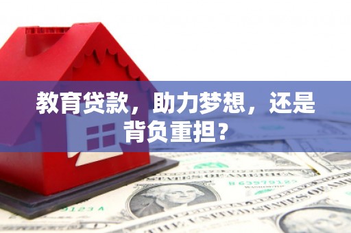 阜平教育贷款，助力梦想，还是背负重担？