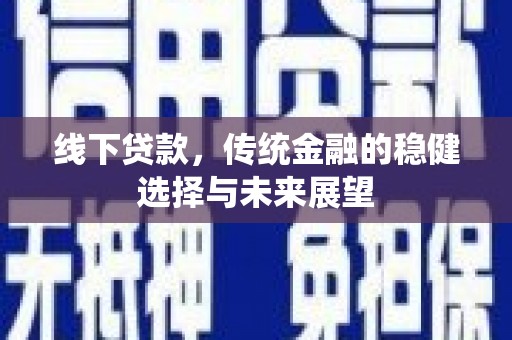 阜平线下贷款，传统金融的稳健选择与未来展望
