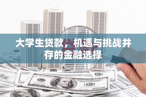 阜平大学生贷款，机遇与挑战并存的金融选择