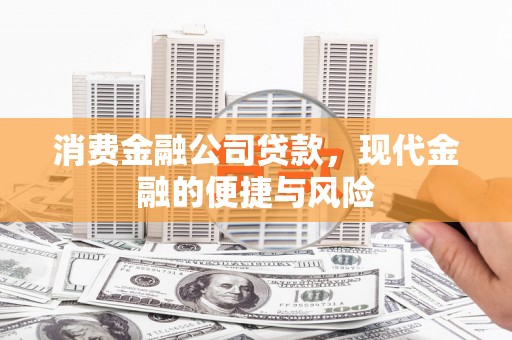 阜平消费金融公司贷款，现代金融的便捷与风险