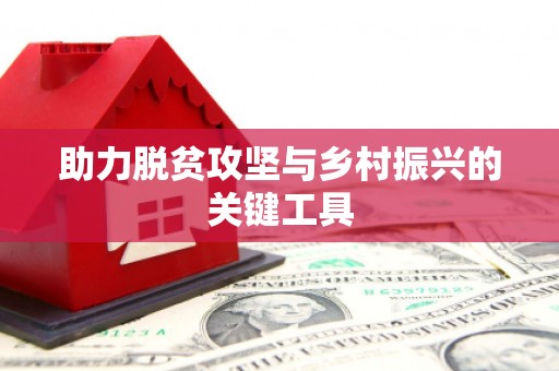 阜平助力脱贫攻坚与乡村振兴的关键工具